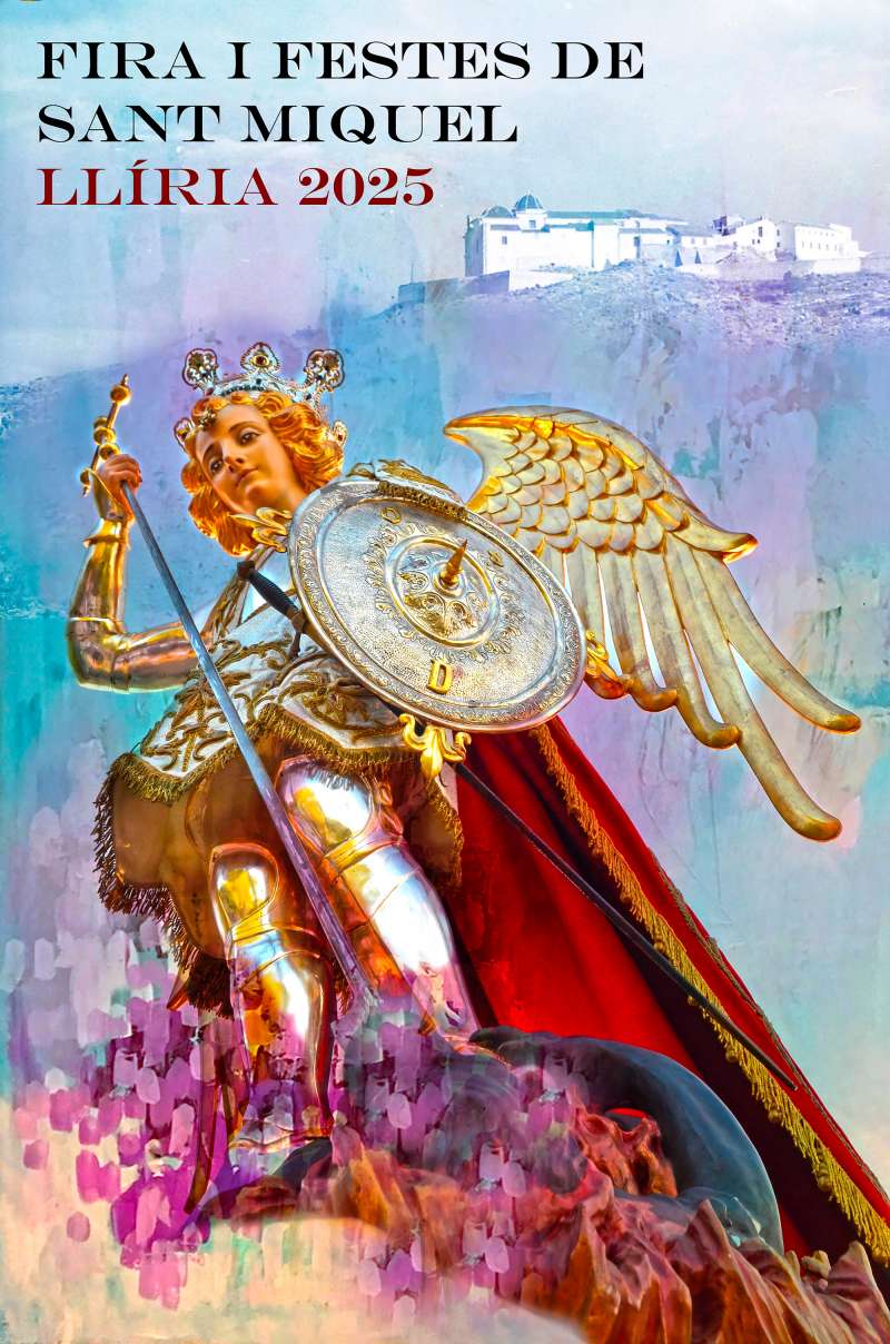 Cartell de la Fira i Festes de Sant Miquel 2025 de Llria. EPDA