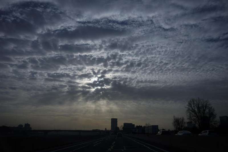 Vista general del cielo brumoso en Valencia. EFEKai Frsterling
