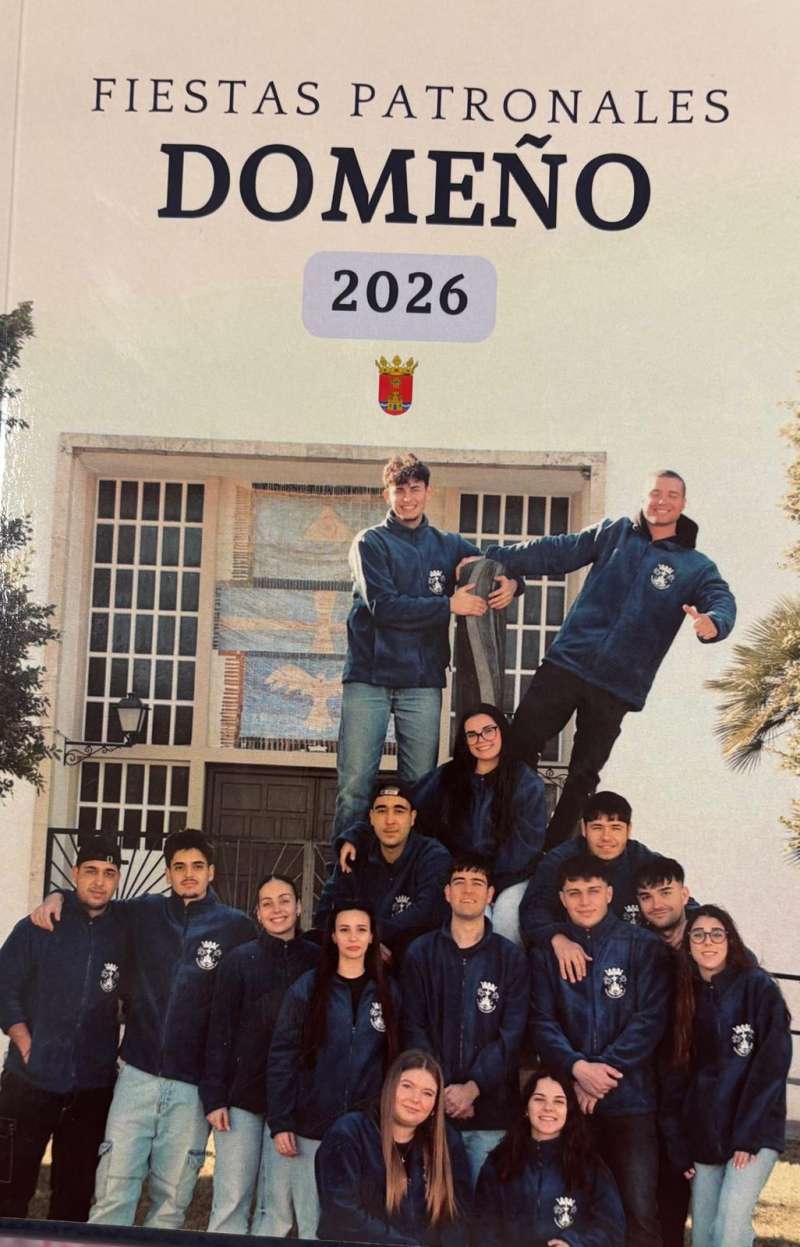 Portada del libro de las fiestas patronales de Dome�o.  EPDA