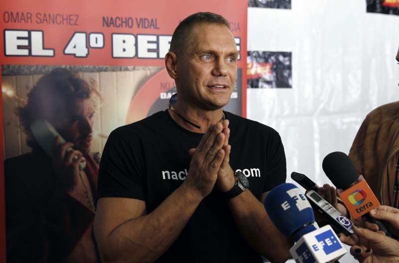 El actor porno Nacho Vidal. ArchivoEFEBallesteros
