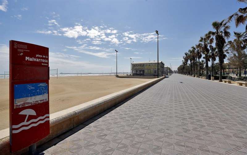 Imagen de una playa de la Comunitat Valenciana. /EPDA