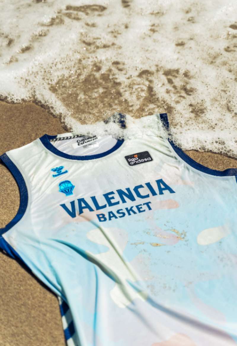 El mar Mediterráneo, un elemento clave en el nuevo diseño de la camiseta | Valencia Basket