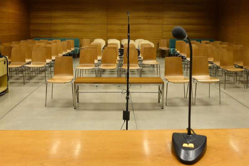 Vista de una sala de juicios. EPDA