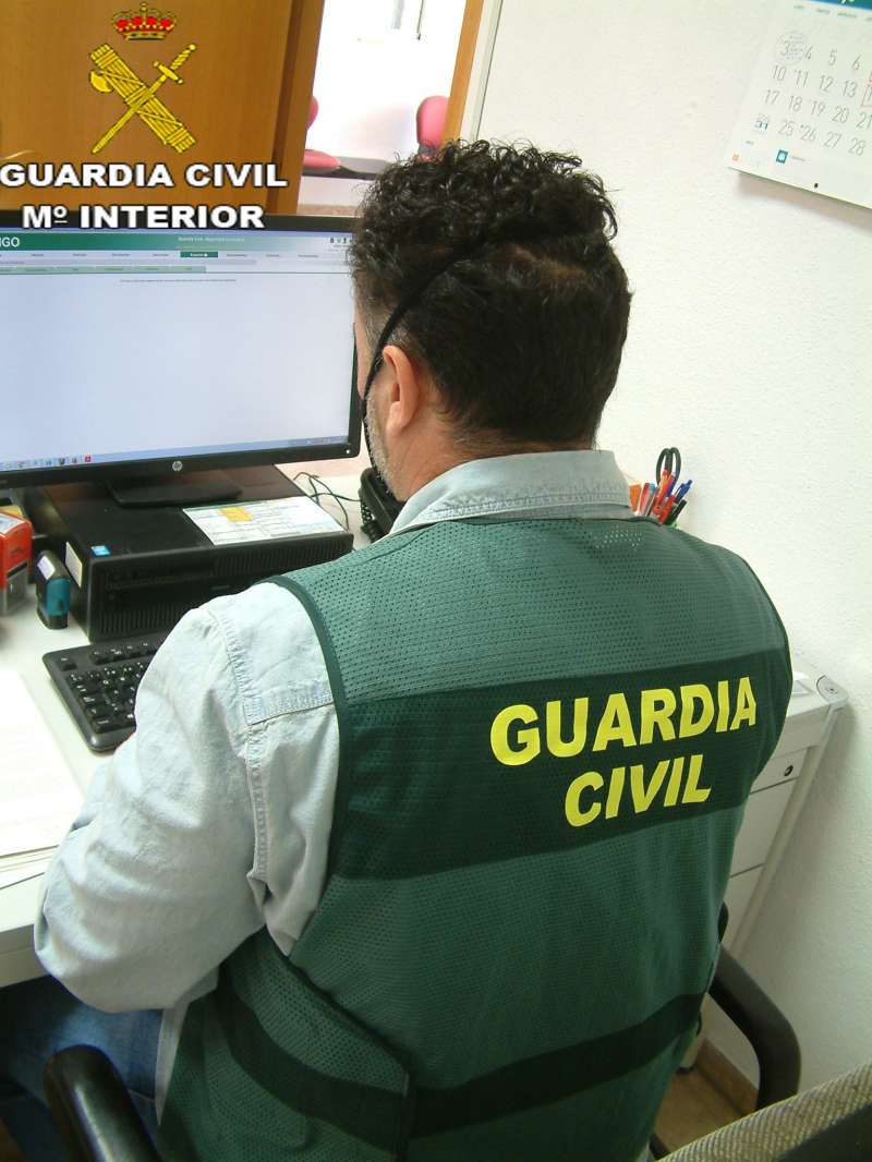 Un agente de la Guardia Civil. EPDA
