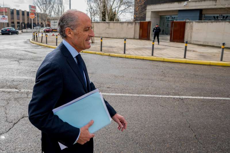 Imagen de archivo del expresidente de la Generalitat valenciana Francisco Camps, a su llegada a la Audiencia Nacional. /EFE