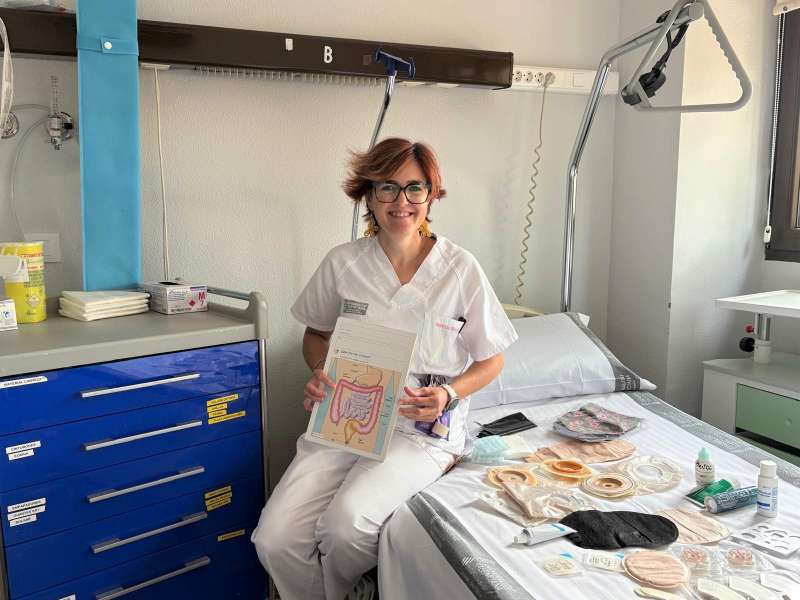 Yolanda Monts, enfermera estomaterapeuta del Departamento de Salud de Requena  Foto: GVA