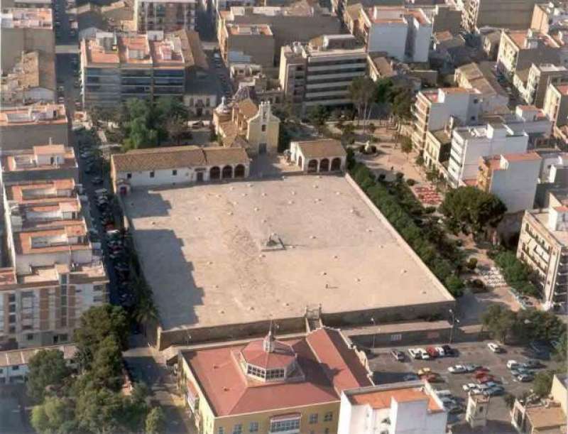 Una vista rea de Burjassot. EPDA