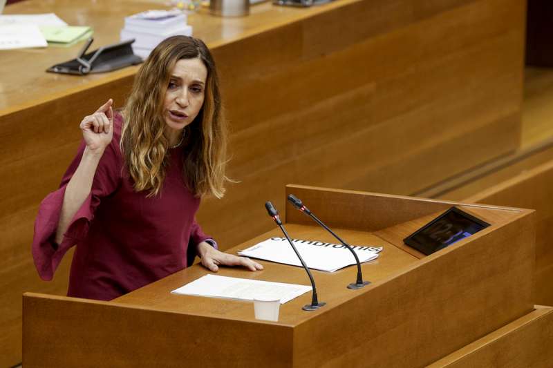 La portavoz adjunta de Comproms en Les Corts, Isaura Navarro. EFEManuel BruqueArchivo
