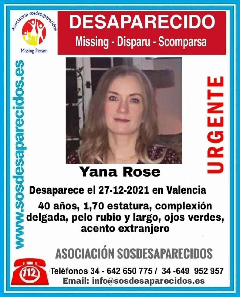 Buscan a una mujer desparecida en Valencia desde finales de diciembre