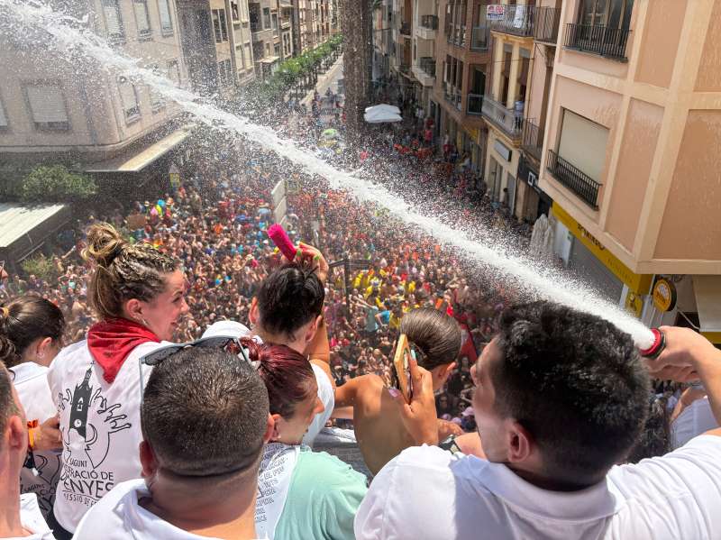 La xop, un dels moments ms emblemtics de les festes patronals de Sagunt.  Foto: Ajuntament de Sagunt