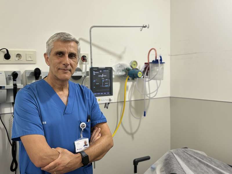 El doctor Gurgen Harutyunyan, mdico de urgencias del Hospital Vithas Valencia 9 de Octubre.EPDA