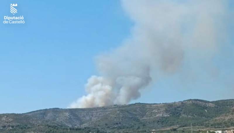 Imagen del incendio. /EPDA