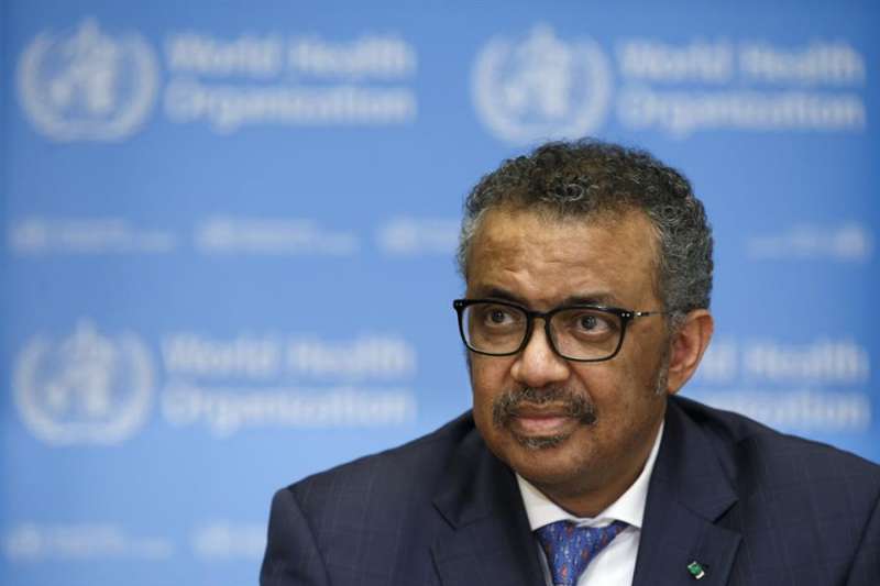 El director general de la Organización Mundial de la Salud (OMS), Tedros Adhanom Ghebreyesus. EFE