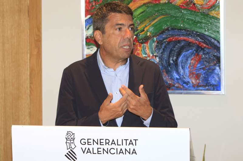El presidente de la Generalitat Carlos Mazn.EFEMorell
