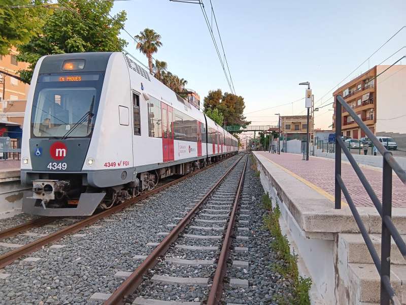Imagen de archivo del tren.  EPDA