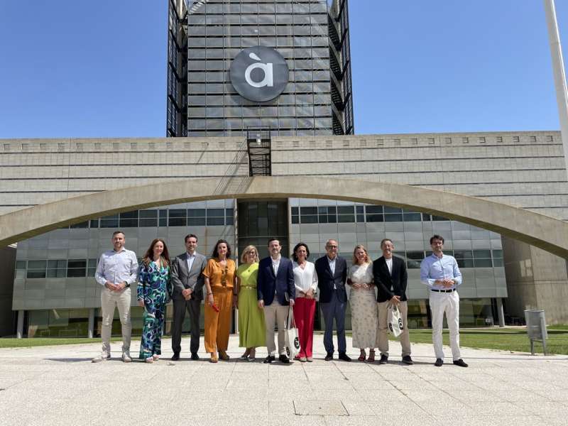 Foto dels visitants.  EPDA