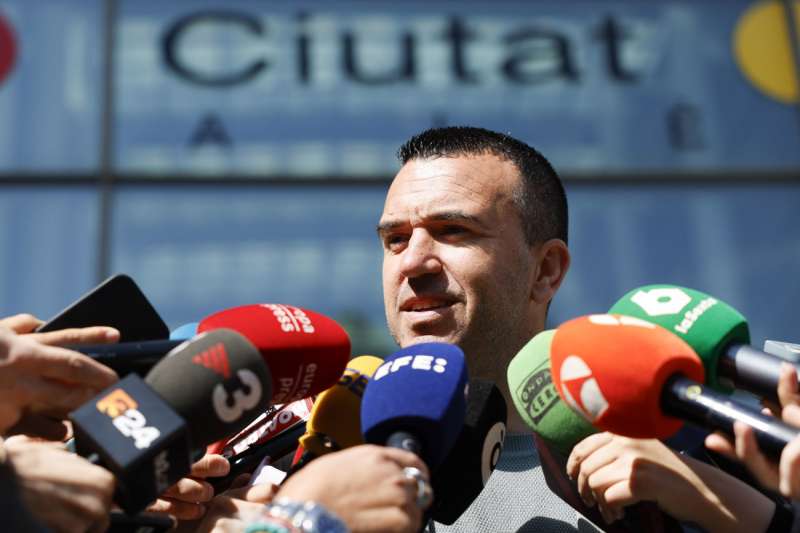 El presidente de la Diputacin de Valencia, Vicent Momp tras declarar como testigo en la causa judicial sobre la gestin de la dana. EFE Ana Escobar

