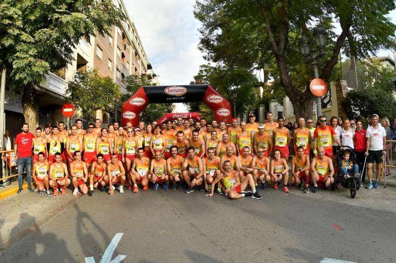 Participantes en la prueba deportiva. EPDA