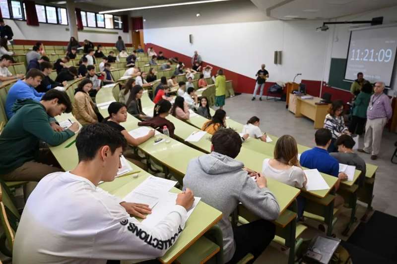 Una grupo de estudiantes de FP.  EFE