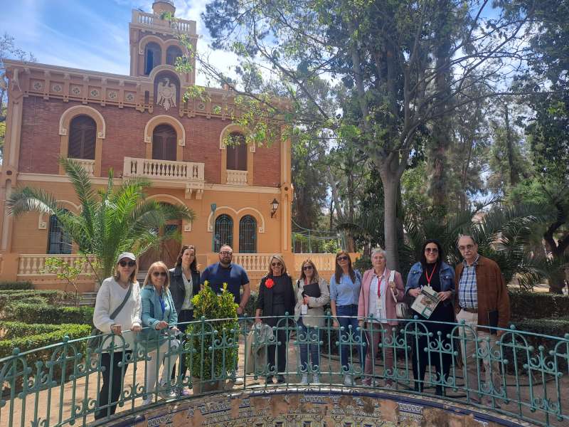 Visita del jurado de Viles en Flor a Btera. EPDA