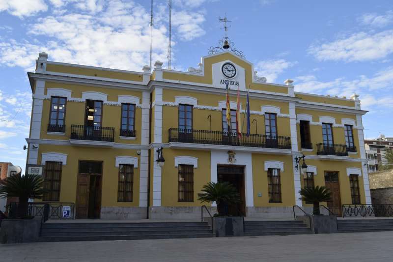 La fachada del ayuntamiento. EPDA