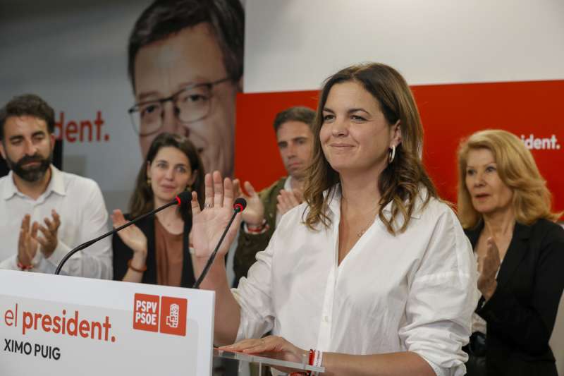 La portavoz municipal socialista en el Ayuntamiento de ValÃ¨ncia, Sandra GÃ³mez. Archivo/EFE/ Juan Carlos CÃ¡rdenas
