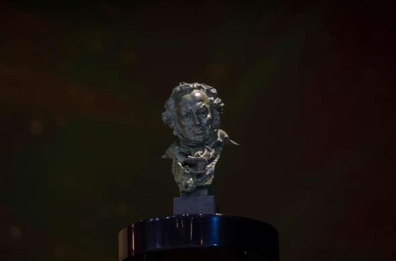 Imagen del busto de Goya facilitada por la Generalitat.
