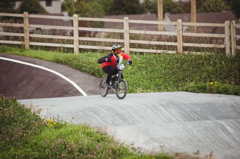 Un circuit de pumptrack. EPDA