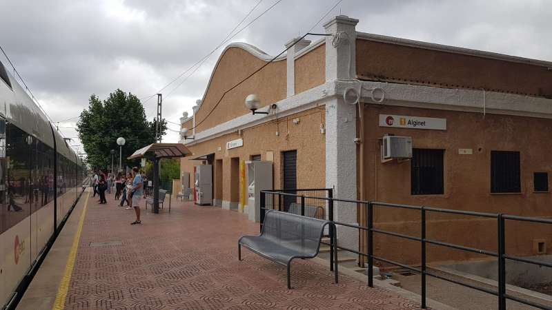 Estación de Alginet de Metrovalencia