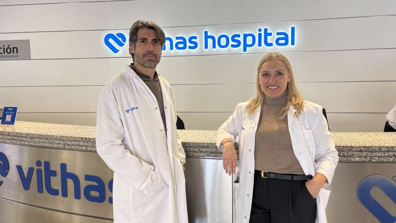 Dra. Raquel Alfonso y el doctor Ra�l C�novas.  EPDA