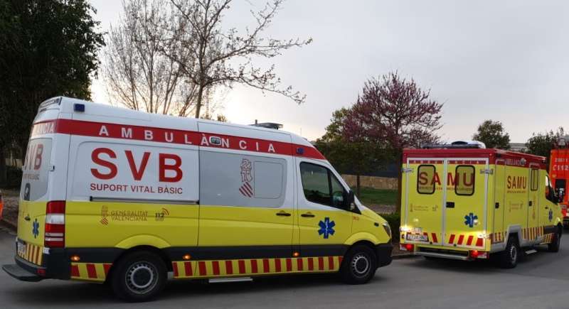 Una ambulancia SVB. /Archivo EPDA