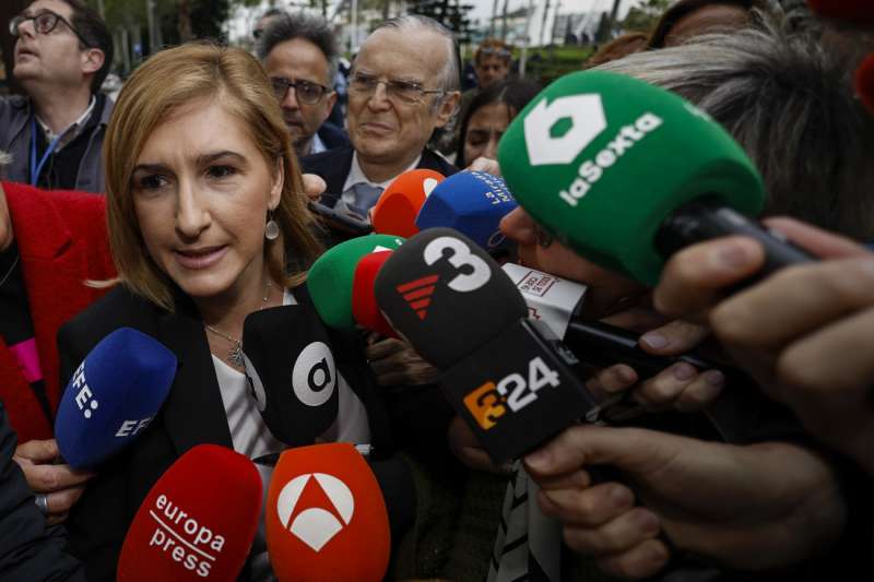 La exconsellera de Justicia e Interior del Gobierno valenciano Salom Pradas a su llegada a los juzgados de Valncia para declarar. EFEBiel Alio
