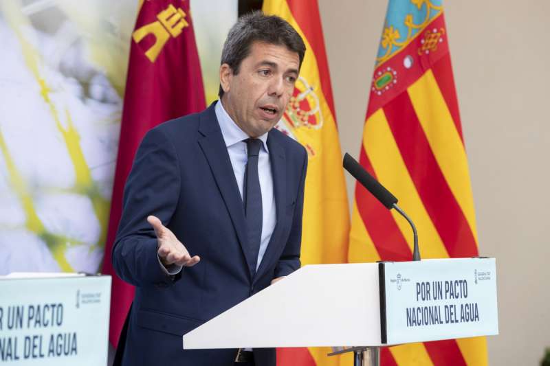 El president de la Generalitat, Carlos MazÃ³n, en una imagen reciente. EFE/Marcial GuillÃ©n
