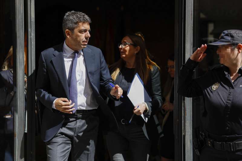 Carlos Mazn, presidente de la Generalitat Valenciana. EFE