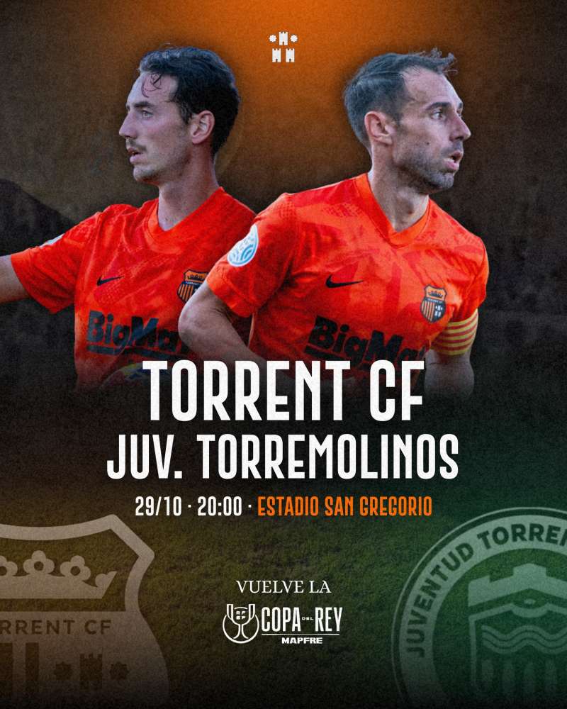 Cartel de partido entre el Torrent CF y el Juv. Torremolinos | EPDA