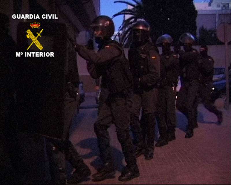 Imagen de archivo de una operación de la Guardia Civil. /EPDA