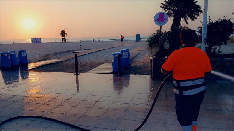 Imagen de trabajadores de SAG  Foto: SAG