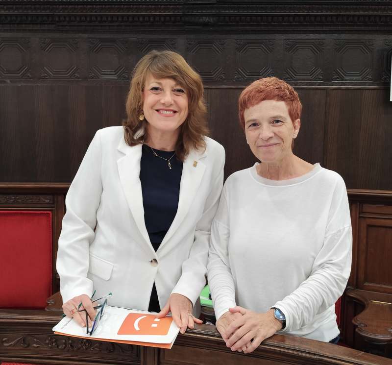 Les regidores de Comproms per Sagunt Maria Josep Pic i Maria Josep Soriano.  EPDA