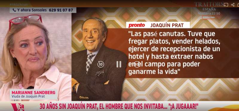 Captura del programa Ahora Sonsoles. EPDA