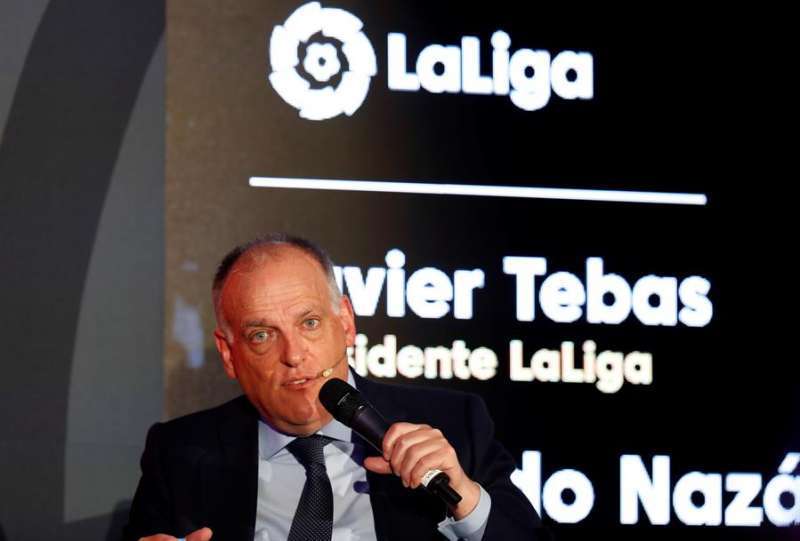El presidente de LaLiga advierte de que los partidos estÃ¡n sujetos a cambios segÃºn se den los resultados. /EPDA