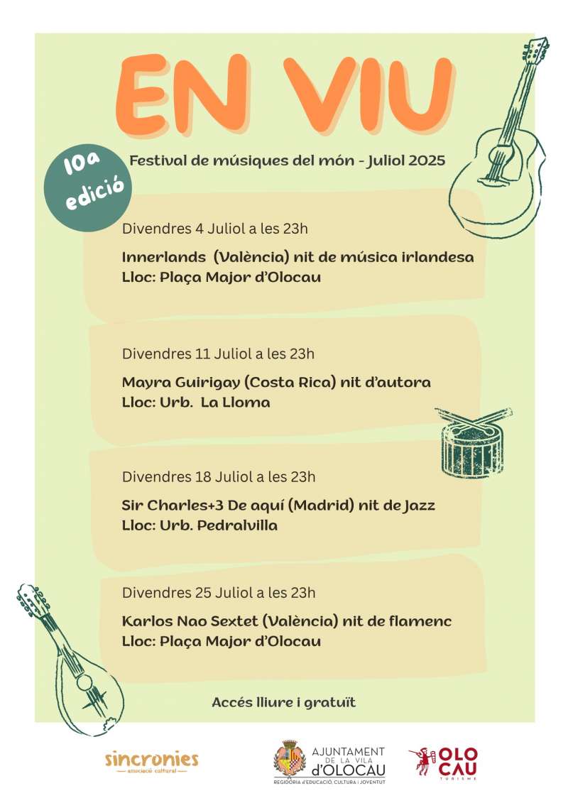Cartell Olocau En Viu. EPDA