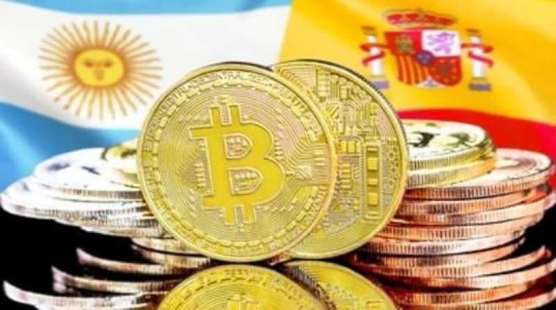 Criptomonedas entre Espaa y Argentina