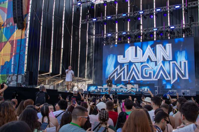 Juan Magán fue el gran protagonista del segundo pase del BIGSOUND Festival 2023. /ANA GAUSACH