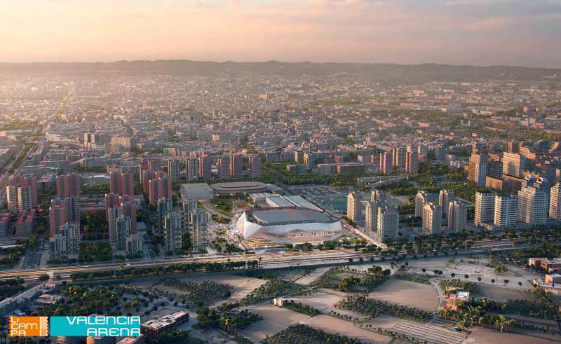 Vista a�re de la simulaci�n. EPDA