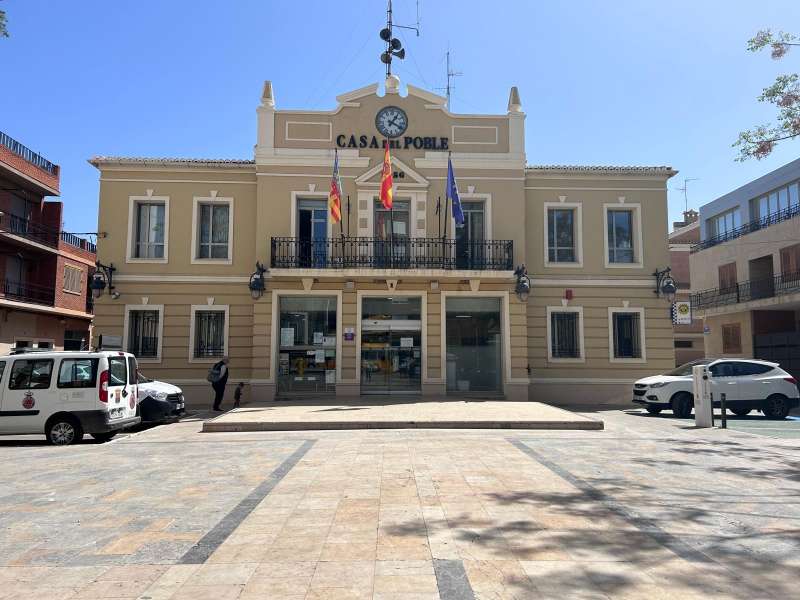 La fachada del ayuntamiento. EPDA