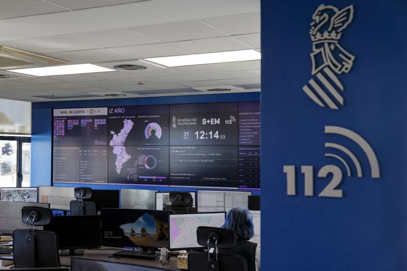 Imagen del Centro de Coordinacin de Emergencias 112. EFEManuel BruqueArchivo

