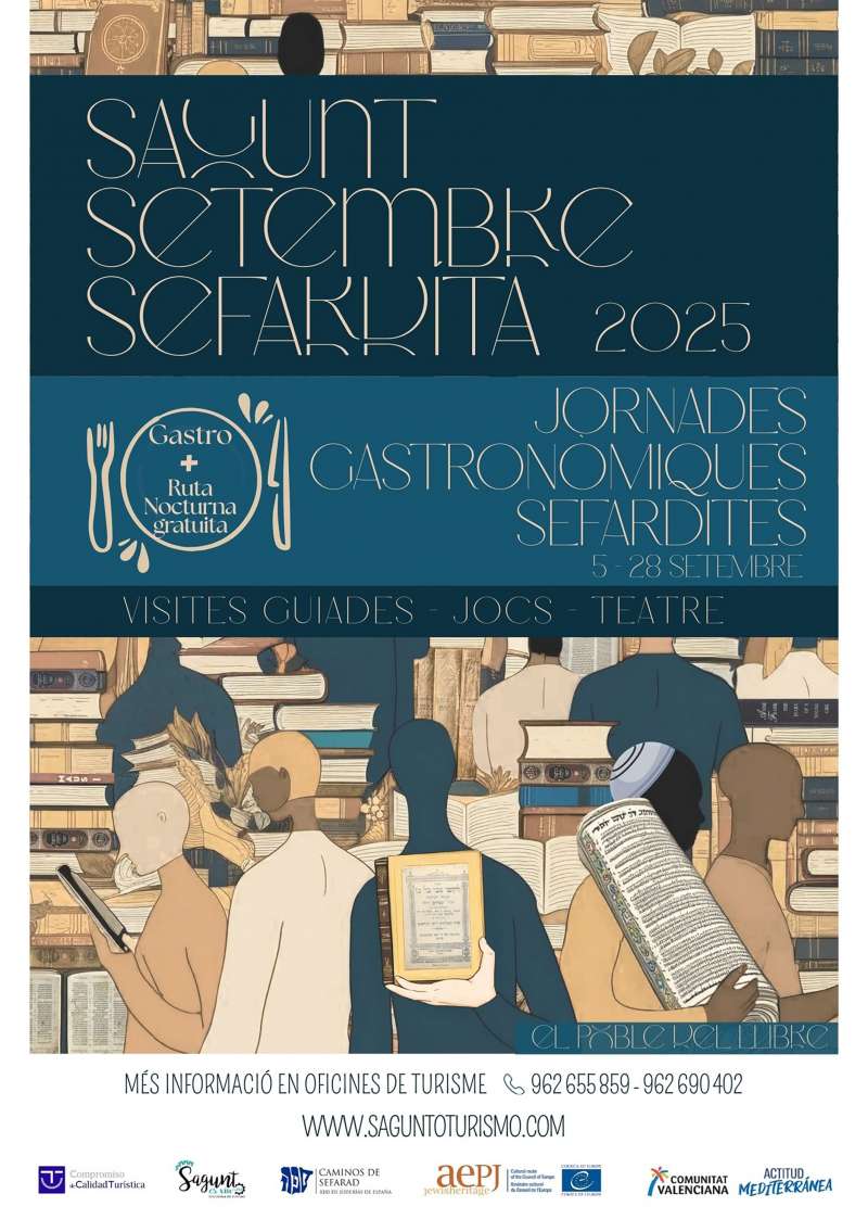 Cartel de la VI edicin del Septiembre Sefard de Sagunto.  EPDA
