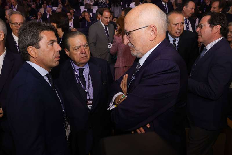 Carlos Mazón ha apoyado a los empresarios en sus reivindicaciones del Corredor Mediterráneo. /EPDA