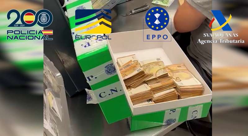 Imagen obtenida del vdeo compartido por la Polica Nacional. 