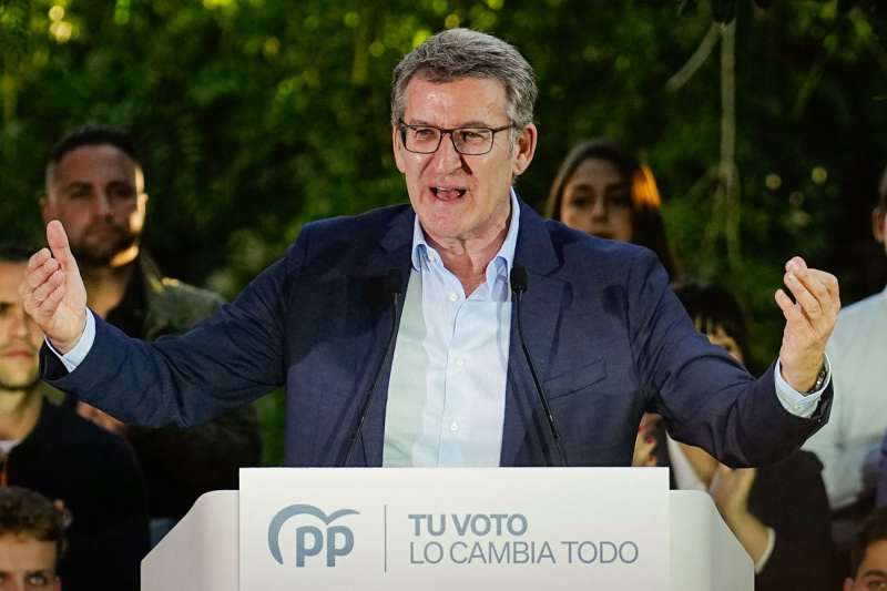 El presidente del PP, Alberto NÃºÃ±ez Feijoo. EFE/Archivo
